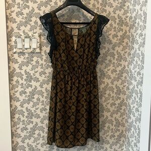 100% silk Anthropologie dress (maple brand); good/great condition